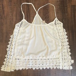 Ecoté Embroidered Loose Cut Out Blouse